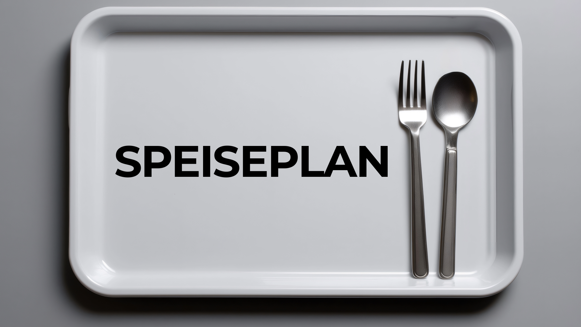 Speiseplan für die Stadtwerke Kantine