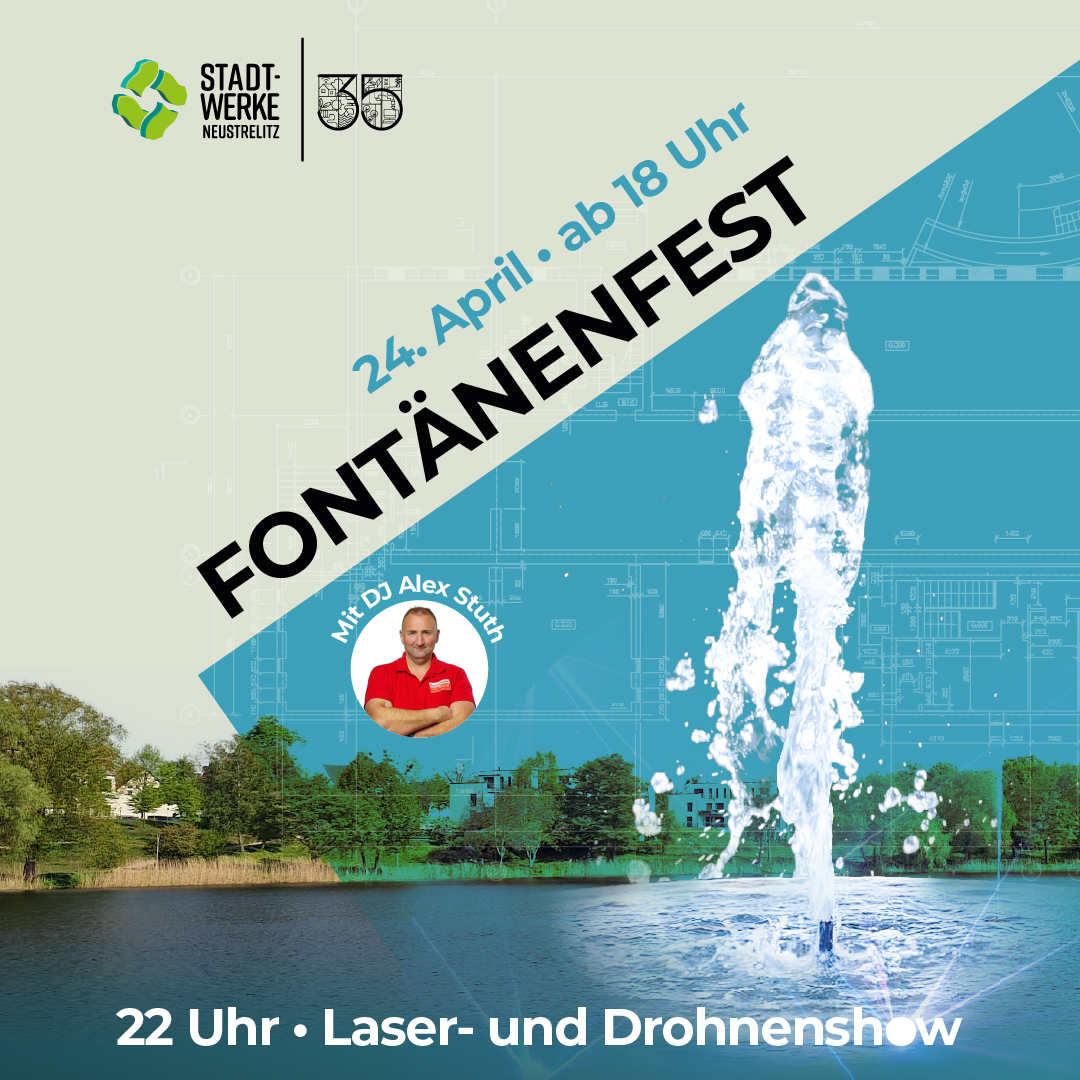 Nicht vergessen: Am 24. April ist Fontänenfest