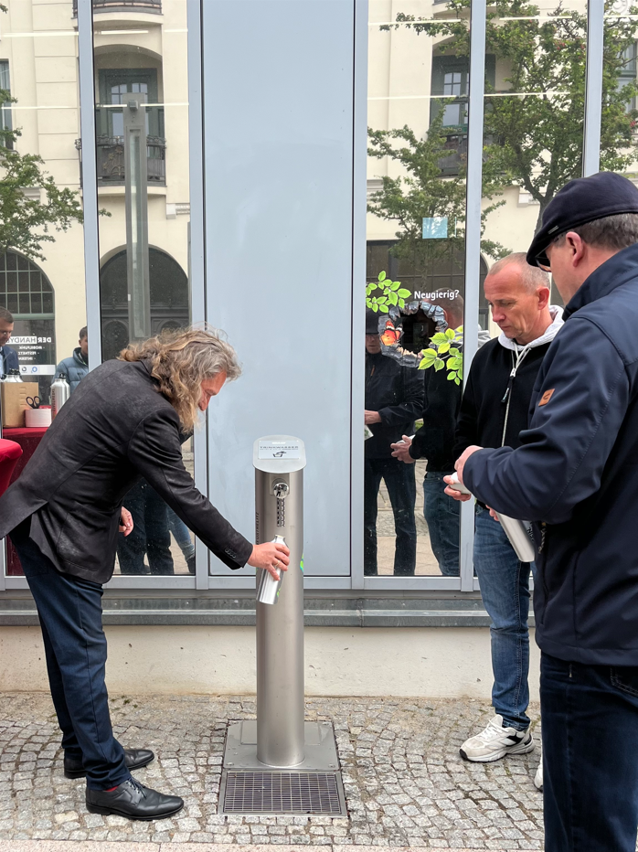 Stadtwerke spendieren zwei Trinkwasserbrunnen